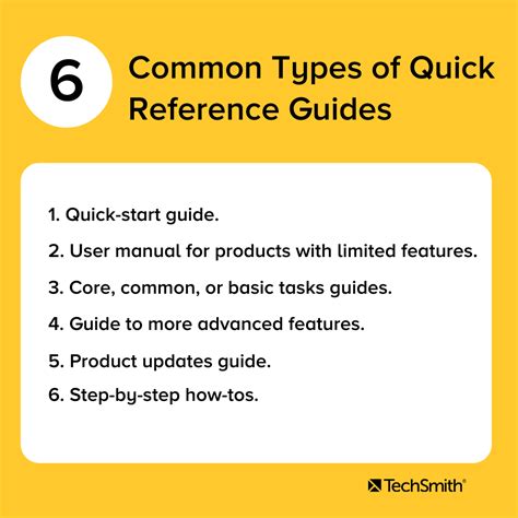 Quick Reference Guide 